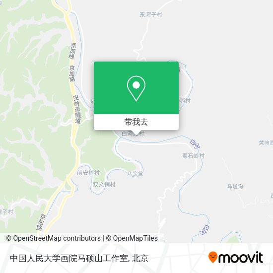 中国人民大学画院马硕山工作室地图