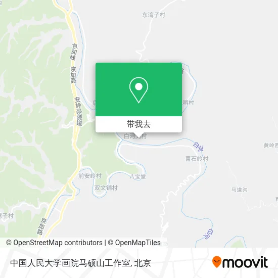 中国人民大学画院马硕山工作室地图