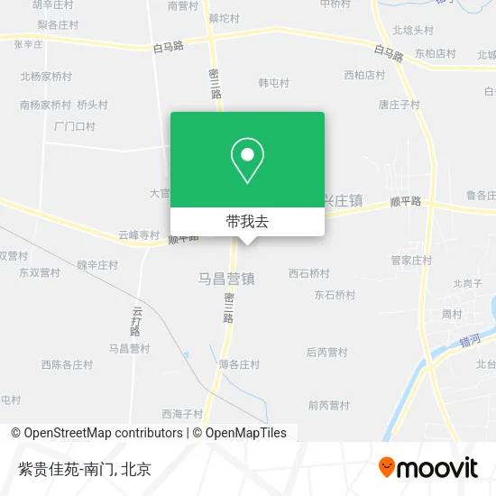 紫贵佳苑-南门地图