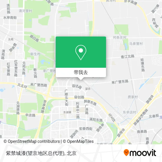 紫禁城漆(望京地区总代理)地图