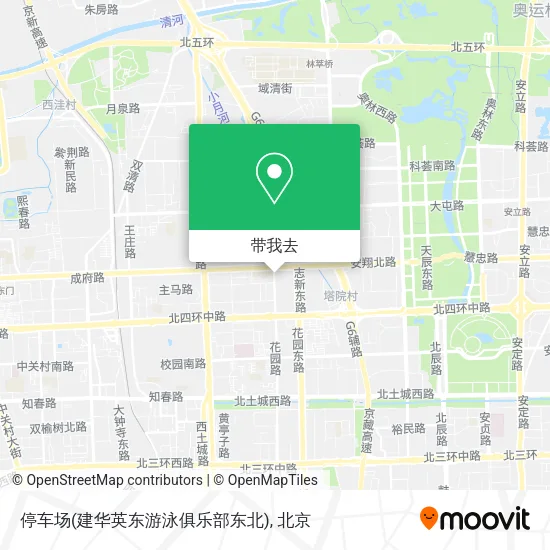 停车场(建华英东游泳俱乐部东北)地图