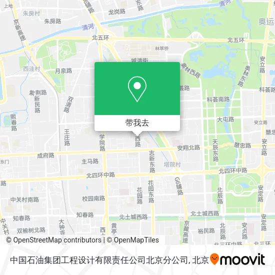 中国石油集团工程设计有限责任公司北京分公司地图