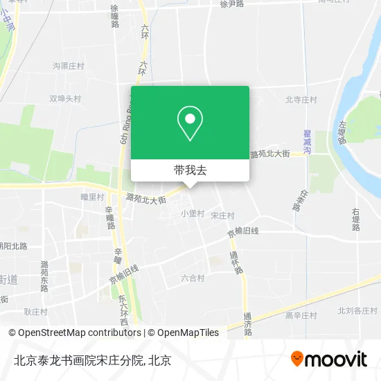 北京泰龙书画院宋庄分院地图