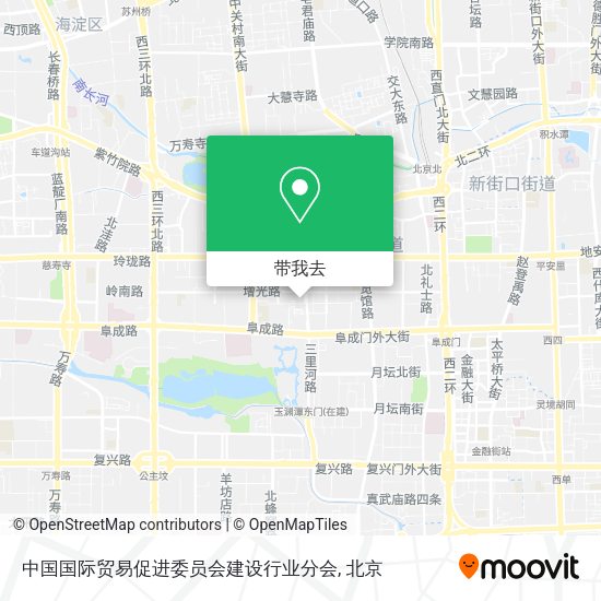 中国国际贸易促进委员会建设行业分会地图