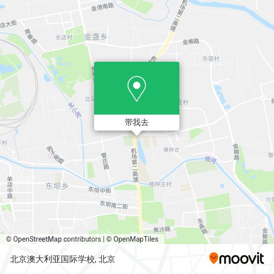 北京澳大利亚国际学校地图