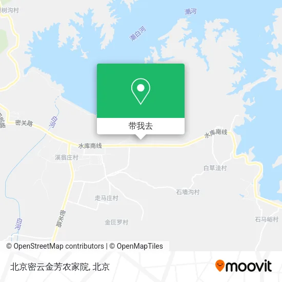 北京密云金芳农家院地图