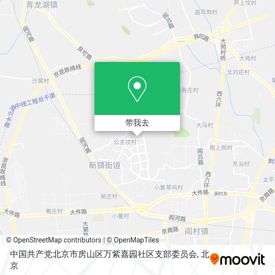 中国共产党北京市房山区万紫嘉园社区支部委员会地图