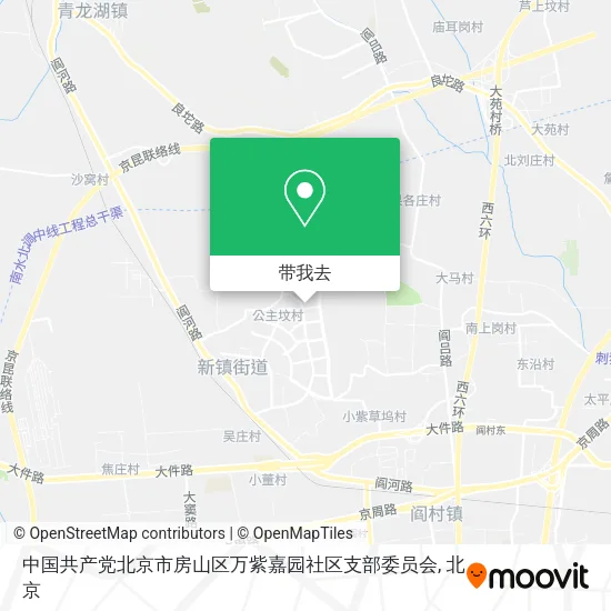 中国共产党北京市房山区万紫嘉园社区支部委员会地图