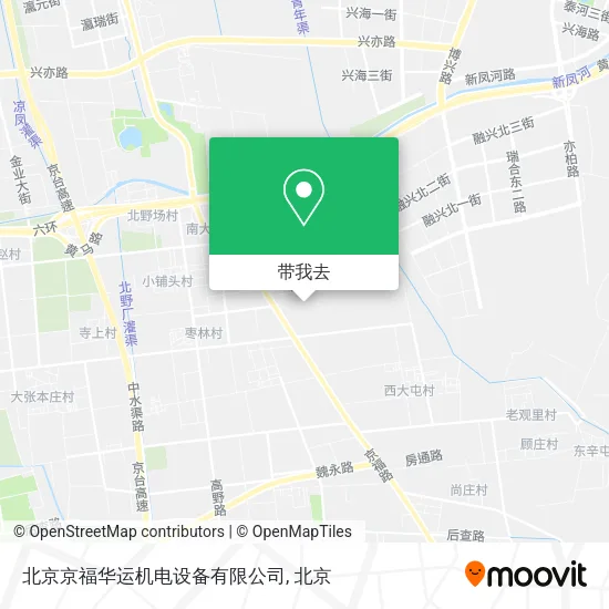 北京京福华运机电设备有限公司地图