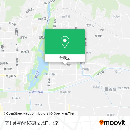 南中路与内环东路交叉口地图