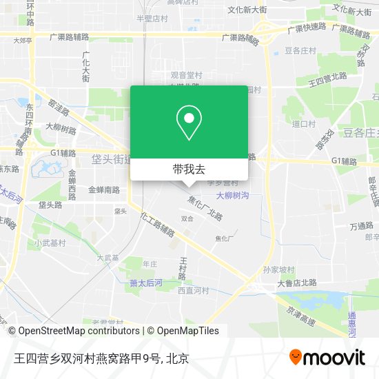王四营乡双河村燕窝路甲9号地图