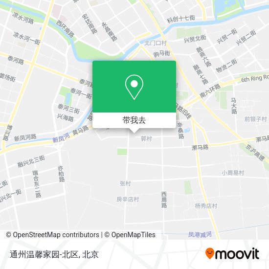 通州温馨家园-北区地图
