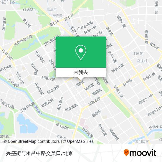 兴盛街与永昌中路交叉口地图