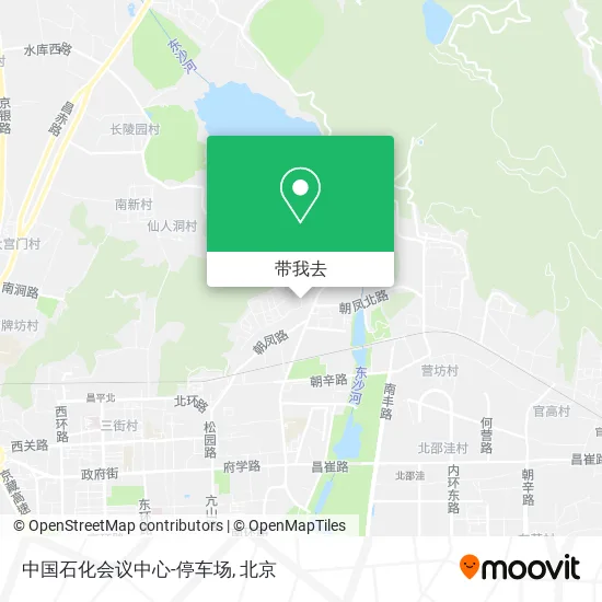 中国石化会议中心-停车场地图
