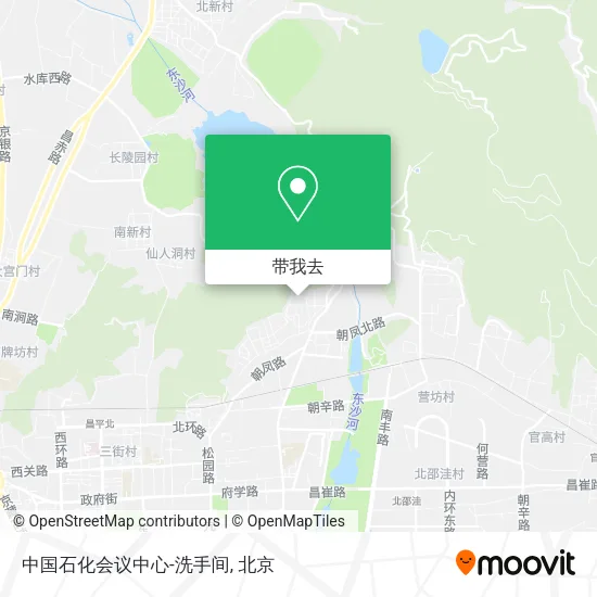 中国石化会议中心-洗手间地图