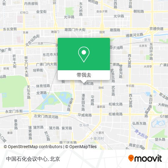 中国石化会议中心地图