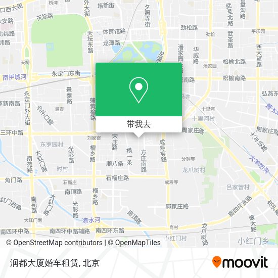 润都大厦婚车租赁地图