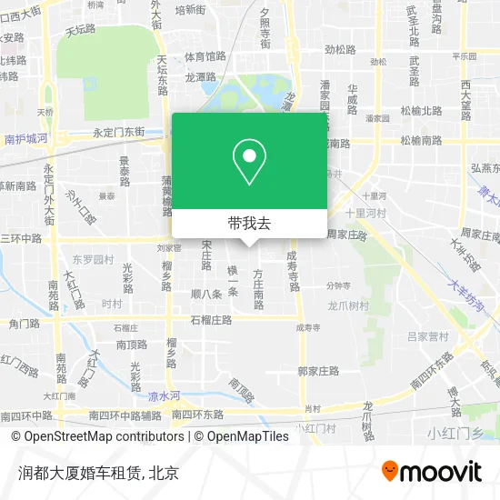 润都大厦婚车租赁地图