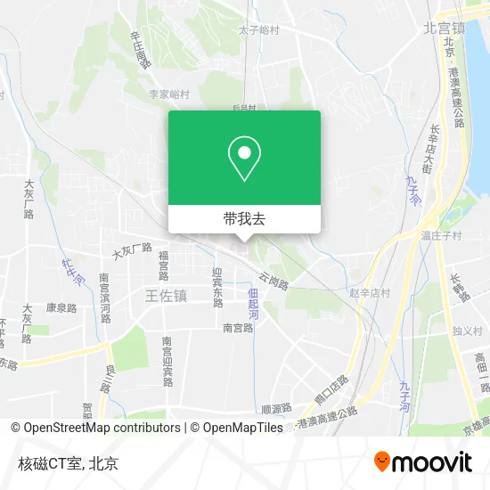 核磁CT室地图