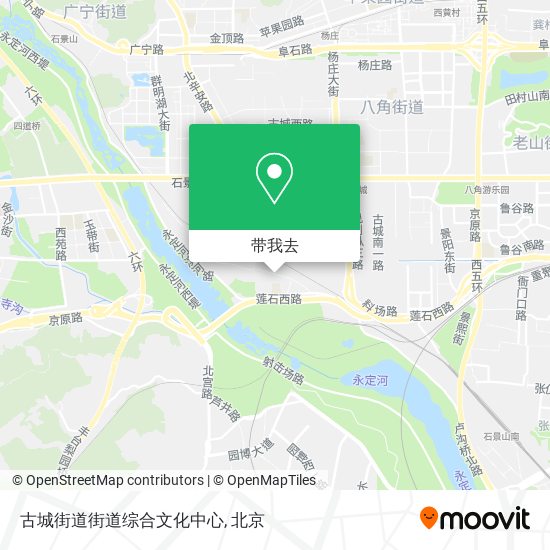 古城街道街道综合文化中心地图