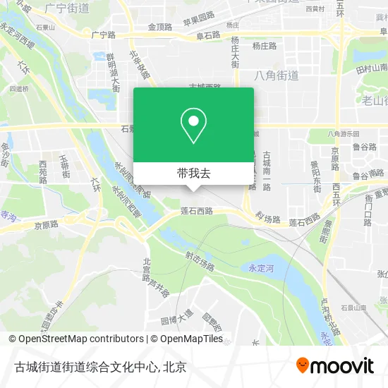 古城街道街道综合文化中心地图