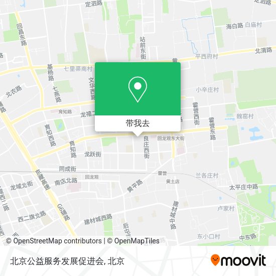 北京公益服务发展促进会地图