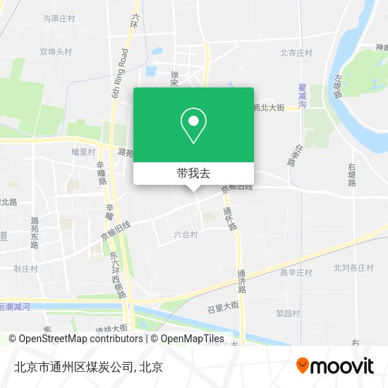 北京市通州区煤炭公司地图
