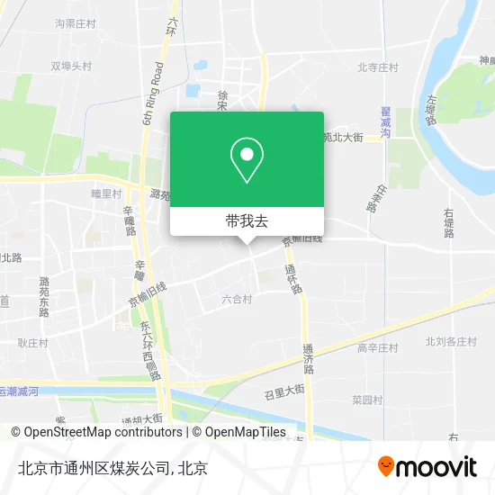 北京市通州区煤炭公司地图