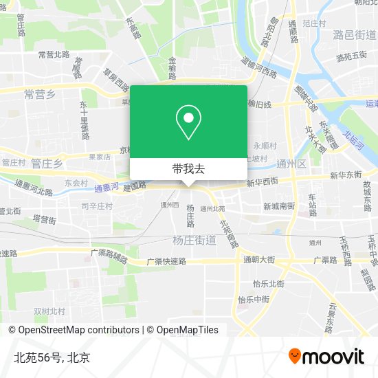 北苑56号地图