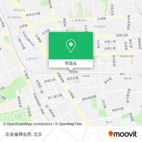 京派修脚会所地图