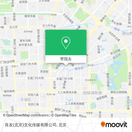 良友(北京)文化传媒有限公司地图