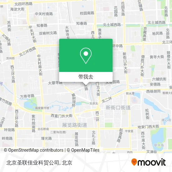 北京圣联佳业科贸公司地图
