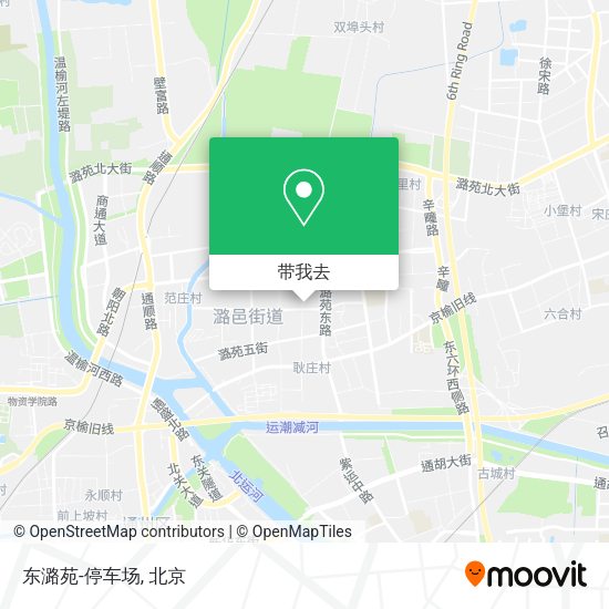 东潞苑-停车场地图