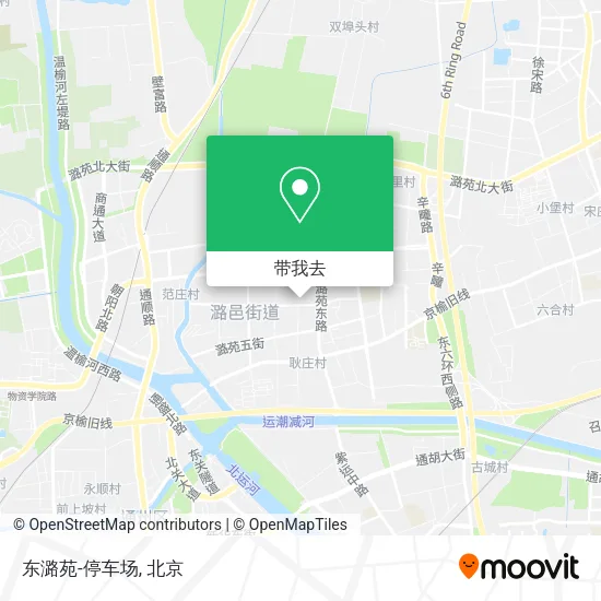 东潞苑-停车场地图