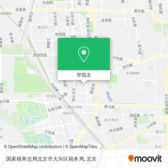 国家税务总局北京市大兴区税务局地图