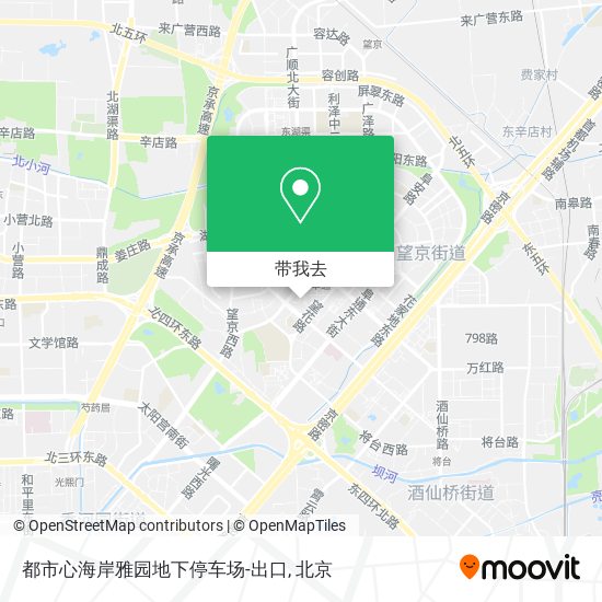 都市心海岸雅园地下停车场-出口地图