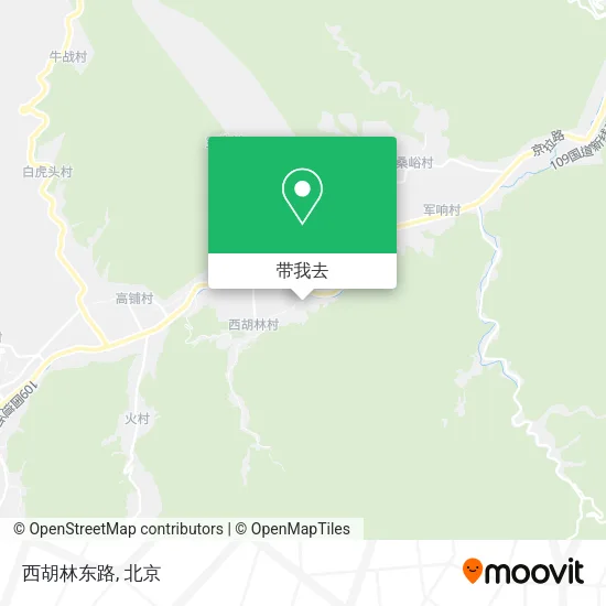 西胡林东路地图