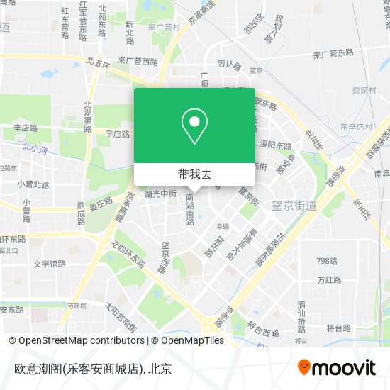 欧意潮阁(乐客安商城店)地图