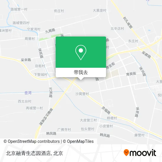 北京融青生态园酒店地图