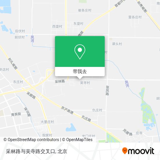 采林路与吴寺路交叉口地图