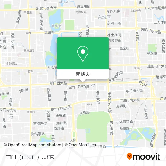 前门（正阳门）地图