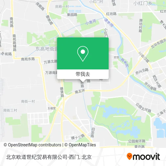 北京欧道世纪贸易有限公司-西门地图