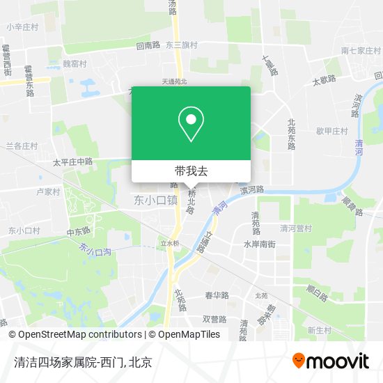 清洁四场家属院-西门地图