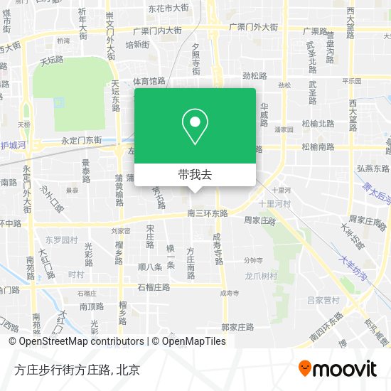 方庄步行街方庄路地图