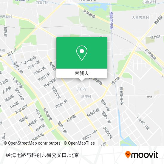 经海七路与科创六街交叉口地图