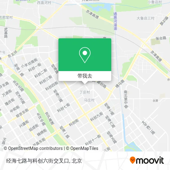 经海七路与科创六街交叉口地图