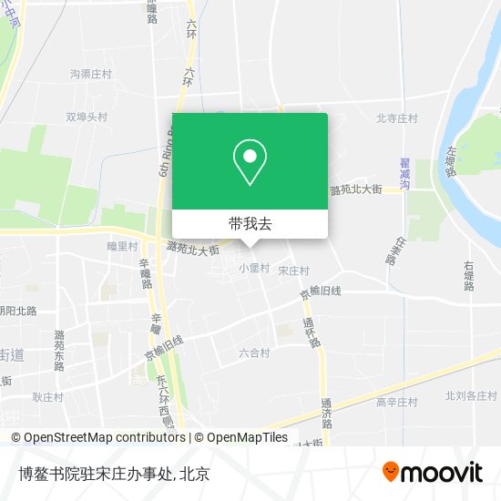博鳌书院驻宋庄办事处地图
