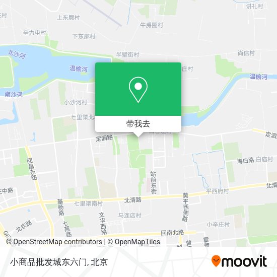 小商品批发城东六门地图