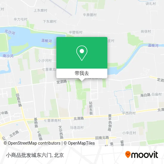 小商品批发城东六门地图