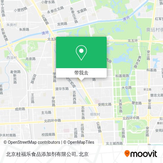 北京桂福乐食品添加剂有限公司地图